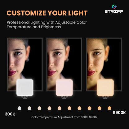Mini LED Video Light for Mobile & Camera – Rechargeable Clip-On Vlogging Light