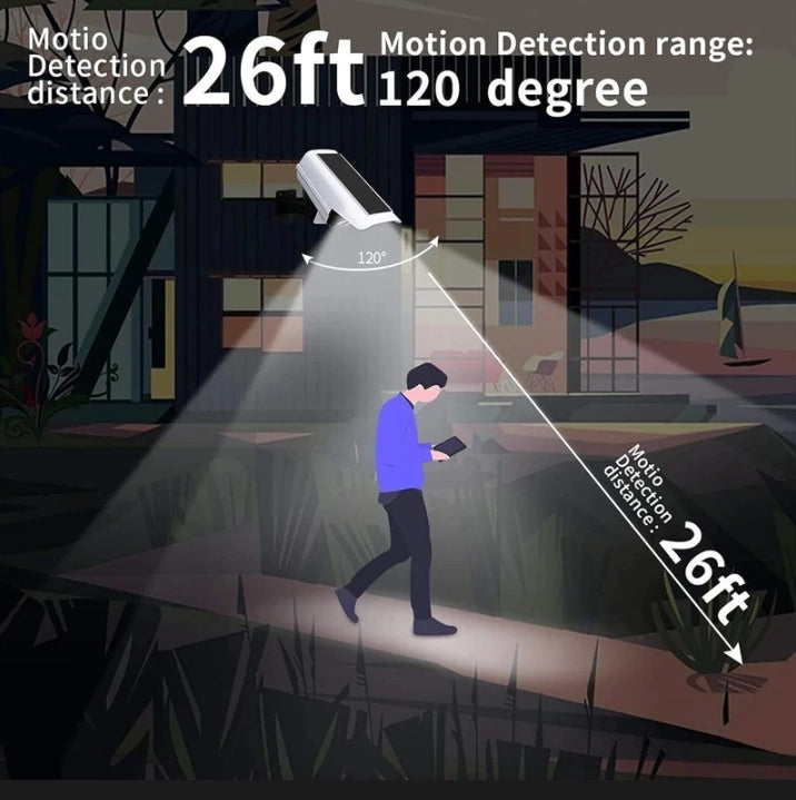 Solar LED Security Wall Light with Motion Sensor & Remote Control – Waterproof Outdoor Flood Light