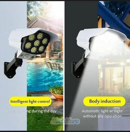 Solar LED Security Wall Light with Motion Sensor & Remote Control – Waterproof Outdoor Flood Light